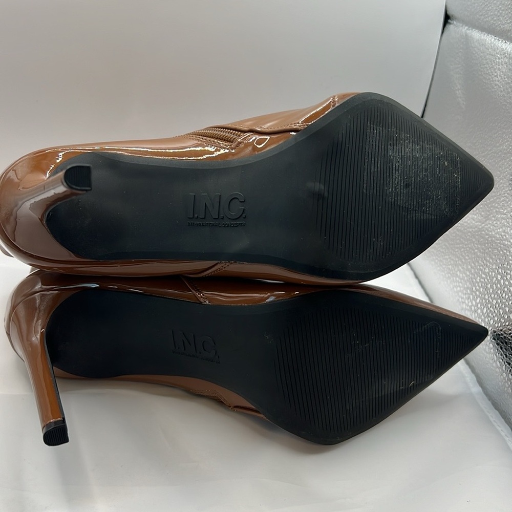 INC Katalina Brown Booties size 10 NWOB - Picture 8 of 11